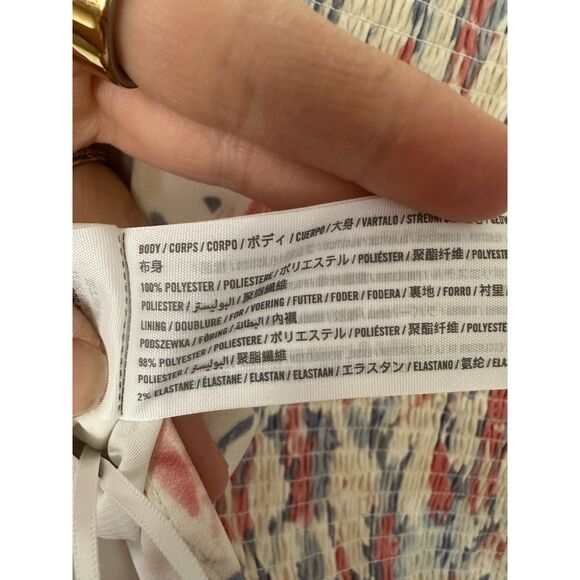 Abercrombie & Fitch Puff Sleeve Chiffon Pullover Cropped Top Size XL NWT - Picture 6 of 7